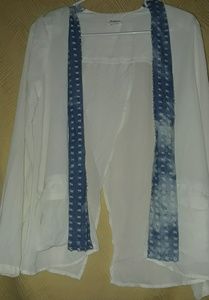 🌠🌠SHEER WITH A 'V' OPEN BACK BLOUSE🌠🌠